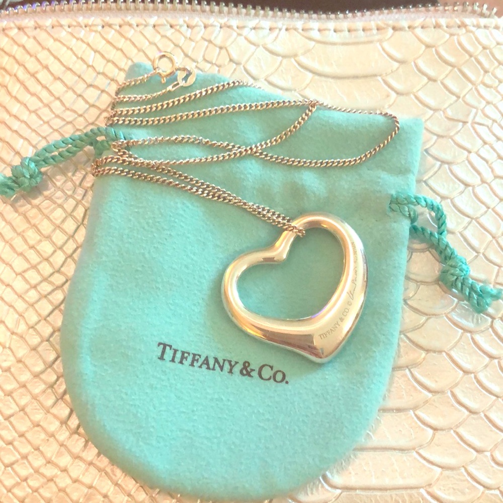 Tiffany & Co. Elsa Peretti Open Heart Necklace